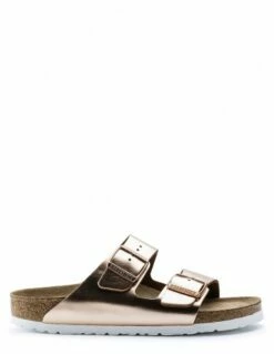 Birkenstock Mules Femme Arizona Metallic Copper Rose Gold