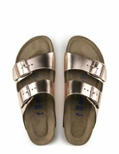 Birkenstock Mules Femme Arizona Metallic Copper Rose Gold -Hylton Magasin 0952093 birkenstock 3