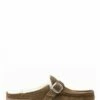 Birkenstock Sabots Fourrés Femme Buckley Suede Shearling Daim Marron 1 Birkenstock Sabots Fourrés Femme Buckley Suede Shearling Daim Marron -Hylton Magasin 1018127 birkenstock