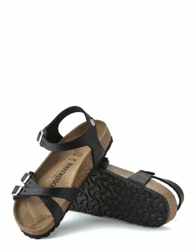 Birkenstock Sandales Femme Kumba Cuir Noir 4 Birkenstock Sandales Femme Kumba Cuir Noir – Image 2