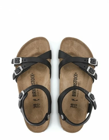 Birkenstock Sandales Femme Kumba Cuir Noir 6 Birkenstock Sandales Femme Kumba Cuir Noir – Image 4