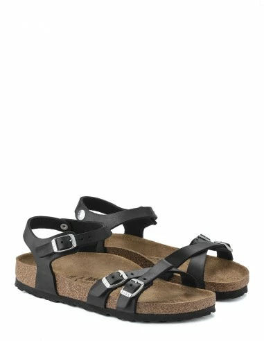 Birkenstock Sandales Femme Kumba Cuir Noir 7 Birkenstock Sandales Femme Kumba Cuir Noir – Image 5