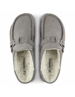 Birkenstock Sabots Fourrés Femme Buckley Suede Shearling Daim Gris 14 Birkenstock Sabots Fourrés Femme Buckley Suede Shearling Daim Gris -Hylton Magasin 1023368 birkenstock 2