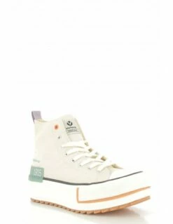 Victoria Baskets Montantes Femme Blanc/Beige -Hylton Magasin 1061128 21 victoria 2