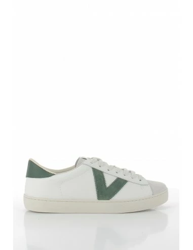 Victoria Baskets De Ville Femme Blanc/vert 6 Victoria Baskets De Ville Femme Blanc/vert – Image 4