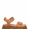 Ugg Sandales Compensées Femme Ashton Ankle Daim Terracota -Hylton Magasin 1136764 toas