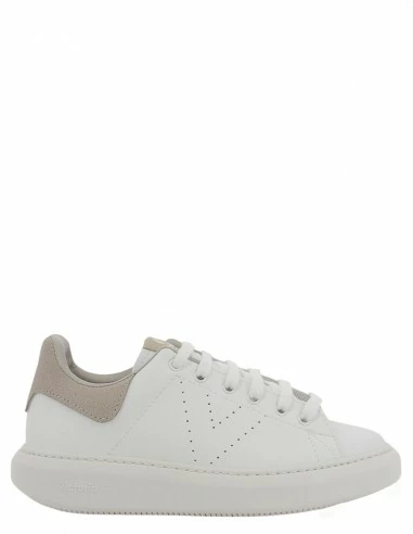 Victoria Baskets De Ville Femme Blanc-nude 3 Victoria Baskets De Ville Femme Blanc-nude