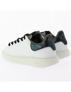 Victoria Baskets De Ville Femme Milan Efecto Piel & Serpiente Blanc -Hylton Magasin 1263104 16 victoria 2