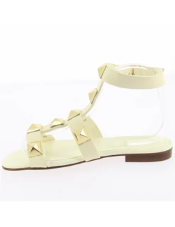 Hylton Sandales Femme Sunrise Ivory Cuir Blanc -Hylton Magasin 1368 2