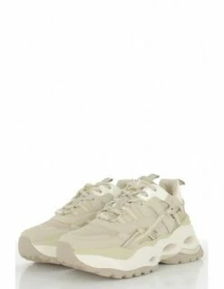 Buffalo Baskets Compensées Femme Triplet Hollow Végan Beige -Hylton Magasin 1630352 buffalo 1