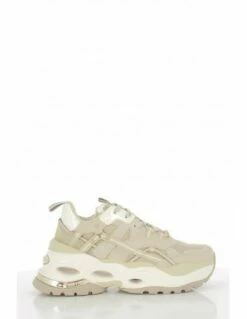 Buffalo Baskets Compensées Femme Triplet Hollow Végan Beige -Hylton Magasin 1630352 buffalo 3