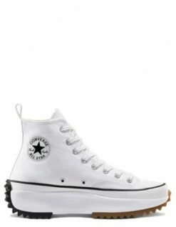 Converse Sneakers Compensées Montantes Femme Run Star Hike Hi Blanc