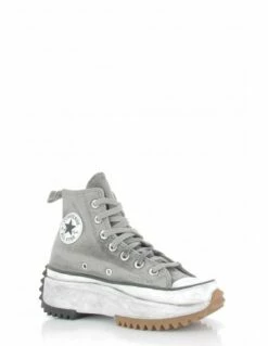 Converse Sneakers Compensées Montantes Femme Run Star Hike Gris Effet Vieilli -Hylton Magasin 168298c converse 1