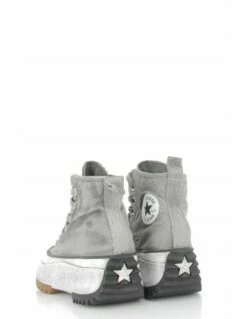 Converse Sneakers Compensées Montantes Femme Run Star Hike Gris Effet Vieilli -Hylton Magasin 168298c converse 3