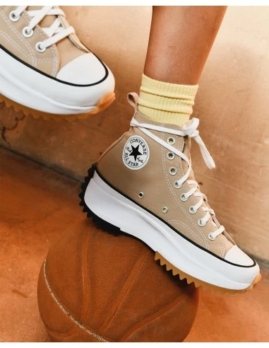 Converse Sneakers Femme Run Star Hike Hi Hemp/black/white 6 Converse Sneakers Femme Run Star Hike Hi Hemp/black/white – Image 4