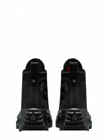 Converse Sneakers Compensées Montantes Femme Run Star Hike Hi Cuir Noir 6 Converse Sneakers Compensées Montantes Femme Run Star Hike Hi Cuir Noir – Image 4