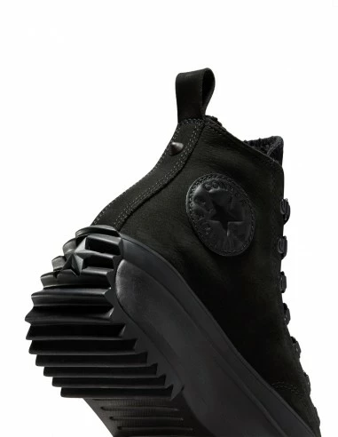 Converse Sneakers Compensées Montantes Femme Run Star Hike Hi Cuir Noir 7 Converse Sneakers Compensées Montantes Femme Run Star Hike Hi Cuir Noir – Image 5