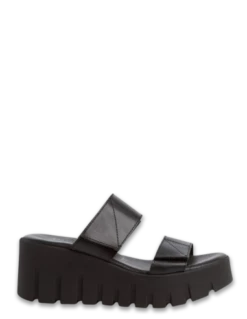 Tamaris Mules Compensées Femme 27226-20 003 Cuir Noir