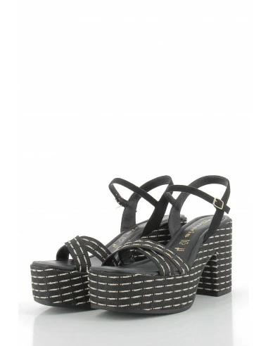 Tamaris Sandales Compensées à Talon Femme 28034-30 046 Cuir Noir 5 Tamaris Sandales Compensées à Talon Femme 28034-30 046 Cuir Noir – Image 3