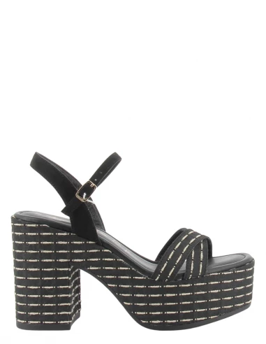 Tamaris Sandales Compensées à Talon Femme 28034-30 046 Cuir Noir 3 Tamaris Sandales Compensées à Talon Femme 28034-30 046 Cuir Noir