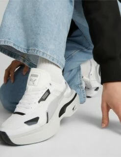 Puma Sneakers Femme Kosmo Rider Blanc/gris/transparent -Hylton Magasin 383113 06b puma 6