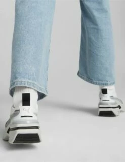 Puma Sneakers Femme Kosmo Rider Blanc/gris/transparent -Hylton Magasin 383113 06b puma 8