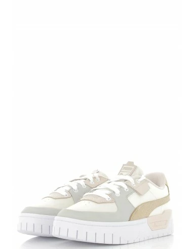 Puma Sneakers Femme Cali Dream Cuir Blanc/beige/gris 3 Puma Sneakers Femme Cali Dream Cuir Blanc/beige/gris – Image 2