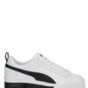 Puma Sneakers Compensées Femme Mayze Blanc/noir -Hylton Magasin 386273 01b puma