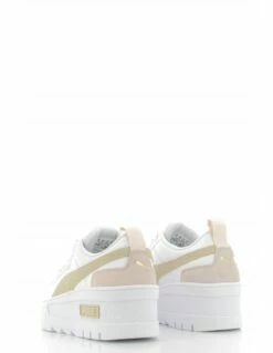 Puma Sneakers Compensées Femme Mayze Wedge Pastel Cuir Blanc/beige -Hylton Magasin 388566 02b puma 3