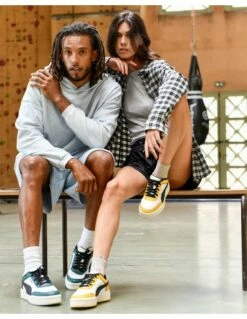 Puma Sneakers Mixte Ca Pro Sport Lth Green/blk/wht -Hylton Magasin 393280 04b puma 4