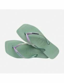 Havaianas Tongs Femme Square Glitter Vert Pailettes -Hylton Magasin 41481021809 havaianas 1