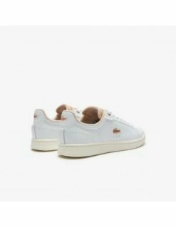 Lacoste Sneakers Femme Carnaby Pro Cuir Blanc/rose Gold -Hylton Magasin 44sfa0061 65t lacoste 1