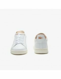 Lacoste Sneakers Femme Carnaby Pro Cuir Blanc/rose Gold -Hylton Magasin 44sfa0061 65t lacoste 4