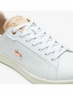 Lacoste Sneakers Femme Carnaby Pro Cuir Blanc/rose Gold -Hylton Magasin 44sfa0061 65t lacoste 5