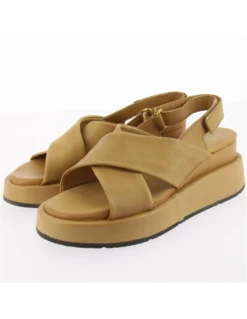 Mjus Sandales Compensées Femme Bristol Avena Caramel -Hylton Magasin 47006 201 1