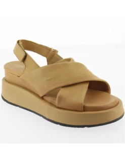 Mjus Sandales Compensées Femme Bristol Avena Caramel -Hylton Magasin 47006 201 2