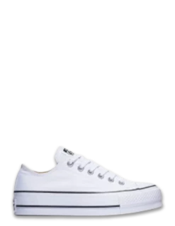 Converse Sneakers Compensées Basses Femme Lift Ox Blanc