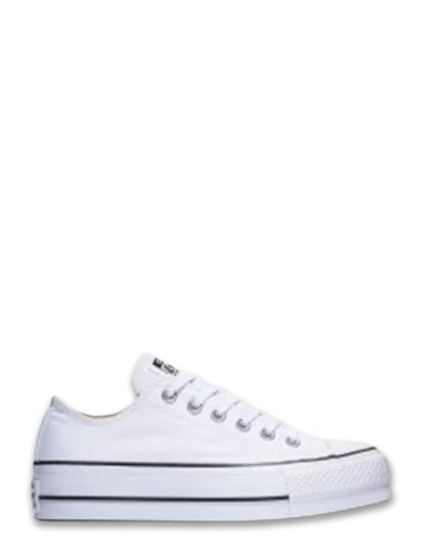Converse Sneakers Compensées Basses Femme Lift Ox Blanc 3 Converse Sneakers Compensées Basses Femme Lift Ox Blanc