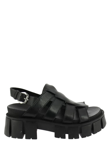 Mjus Sandales Compensées Femme Marmara Cuir Noir 3 Mjus Sandales Compensées Femme Marmara Cuir Noir