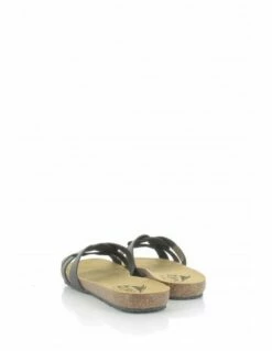 Plakton Mules Femme Mam Atlas Cuir Noir -Hylton Magasin 575682 negro plakton 3