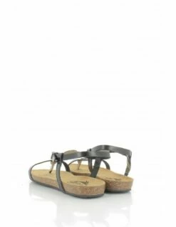 Plakton Sandales Femme Mam Zouk Cuir Noir -Hylton Magasin 575713 negro plakton 2