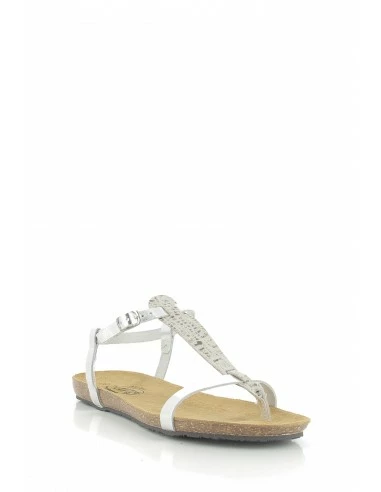 Plakton Sandales Femme Mam Zouk Cuir Argenté 5 Plakton Sandales Femme Mam Zouk Cuir Argenté – Image 3