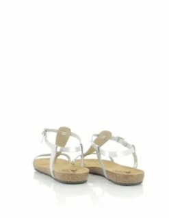 Plakton Sandales Femme Mam Zouk Cuir Argenté 9 Plakton Sandales Femme Mam Zouk Cuir Argenté -Hylton Magasin 575713 plata beig plakton 2