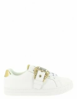 Versace Baskets De Ville Femme Court 79 Blanc
