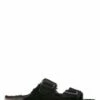 Birkenstock Mules Fourées Femme Arizona Vl Shearling Daim Noir -Hylton Magasin 752663 birkenstock