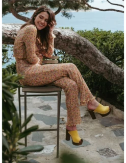 Sandro Rosi Mules à Talon Femme 7551 Cuir Jaune 14 Sandro Rosi Mules à Talon Femme 7551 Cuir Jaune -Hylton Magasin 7551 giallo 5