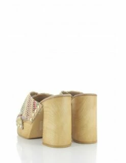 Sandro Rosi Mules à Talon Femme 8753 Cuir Multicolor -Hylton Magasin 8753 maori sandro rosi 2