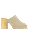 Sandro Rosi Mules à Talon Femme 8758 Cuir Beige -Hylton Magasin 8758 sabbia sandro rosi