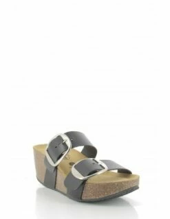 Plakton Mules Compensées Femme So Rock Bi Noir -Hylton Magasin 876038 negro plakton 1