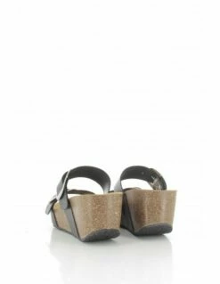 Plakton Mules Compensées Femme So Rock Bi Noir -Hylton Magasin 876038 negro plakton 2